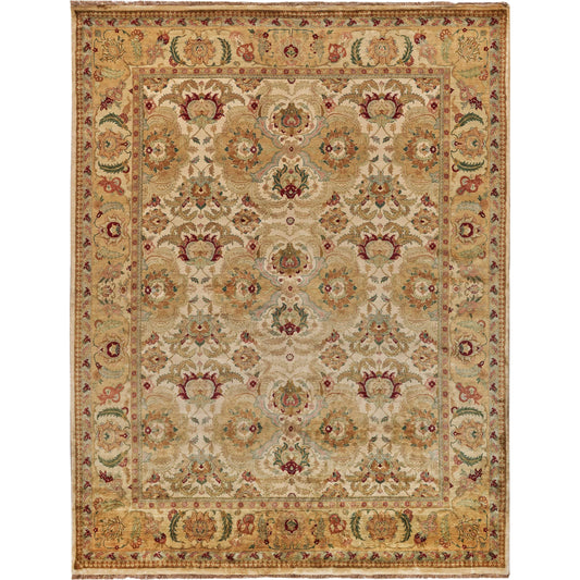 Polonaise 6063 Rug by Exquisite Rugs in ivory, gold. Made from new zealand wool in a unique style.
