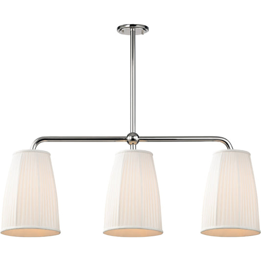 Malden Island by Hudson Valley in polished nickel. Made from steel in a transitional style.