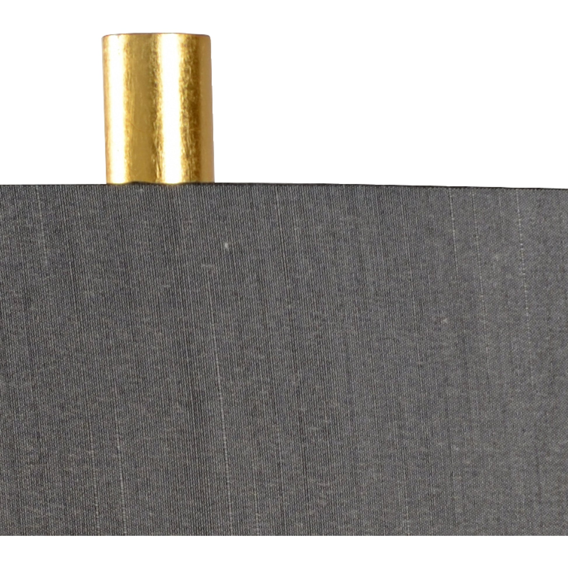 Fiona Buffet Lamp by Wildwood in clear, natural black, gold leaf. Made from crystal, glass in a transitional style.