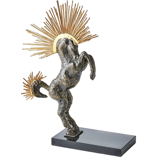 Mohawk Stallion by Global Views. Made from cast iron, granite in a eclectic & global style.