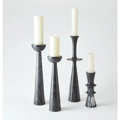Center Flair Candle Stand by Global Views in marble. Made from unique in a modern style.