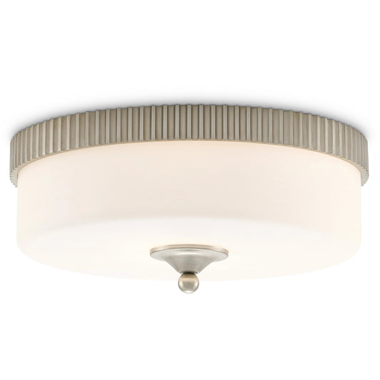 Bryce Flush Mount by Currey and Company. Made from composite, glass in a transitional style.