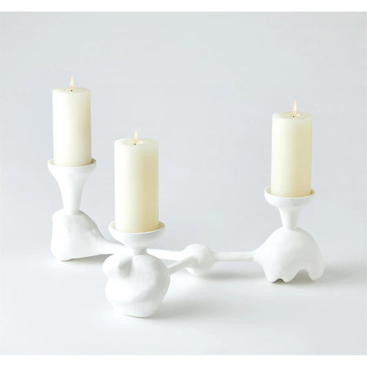 Nunez Modern Candelabra by Global Views. Made from resin in a eclectic & global style.