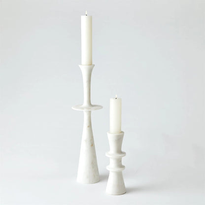 Center Flair Candle Stand by Global Views in marble. Made from unique in a modern style.