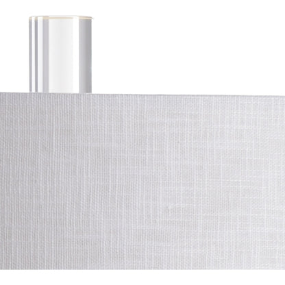 Langdon Lamp by Wildwood in natural white stone, clear. Made from composite in a coastal style.