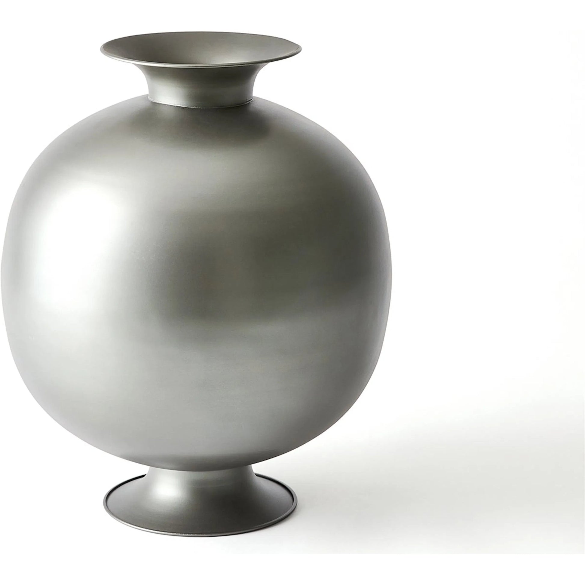 Bronzino Tall Vase by Global Views in brass. Made from unique in a modern style.