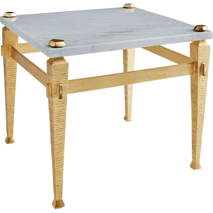 Roman End Table by Global Views in marble. Made from unique in a modern style.