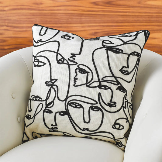 Congregation Pillow by Global Views in red. Made from unique in a unique style.