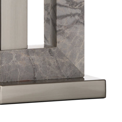 Jaxon Lamp by Wildwood in brushed nickel, natural gray. Made from unique in a modern style.