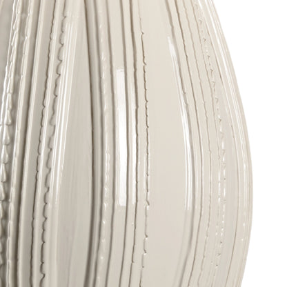 Borghese Lamp by Wildwood in white. Made from ceramic in a modern style.