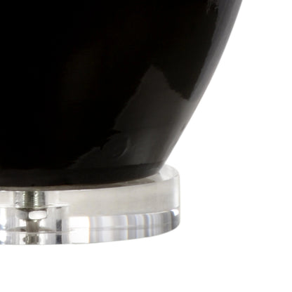 Palazzo Lamp by Wildwood in cream, metallic glaze, clear. Made from ceramic in a modern style.