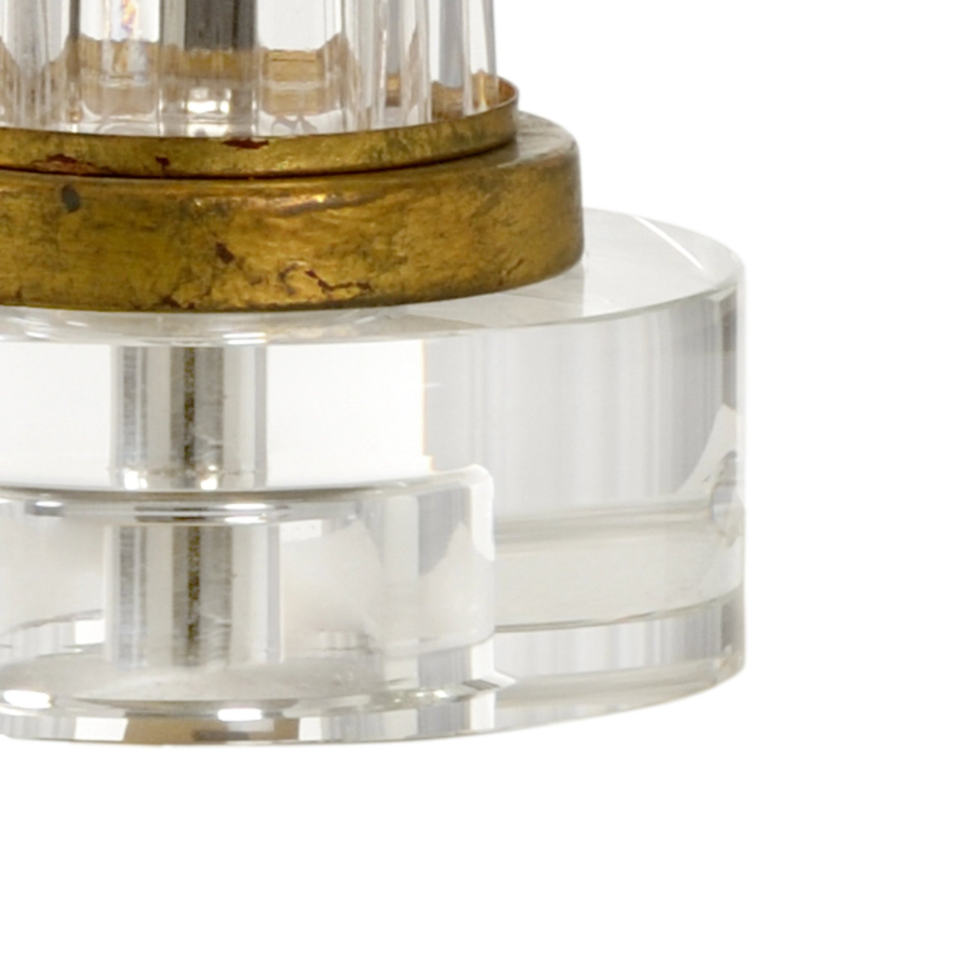 J. Graham Lamp by Wildwood in clear. Made from glass in a transitional style.