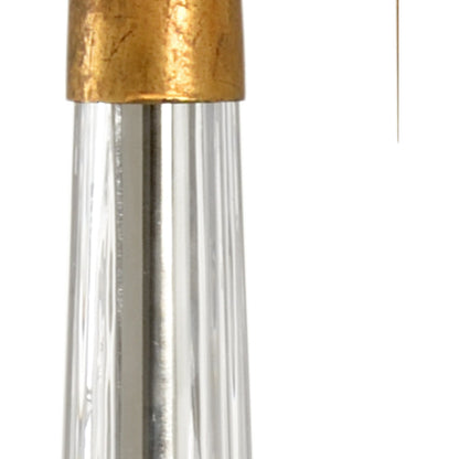 J. Graham Lamp by Wildwood in clear. Made from glass in a transitional style.