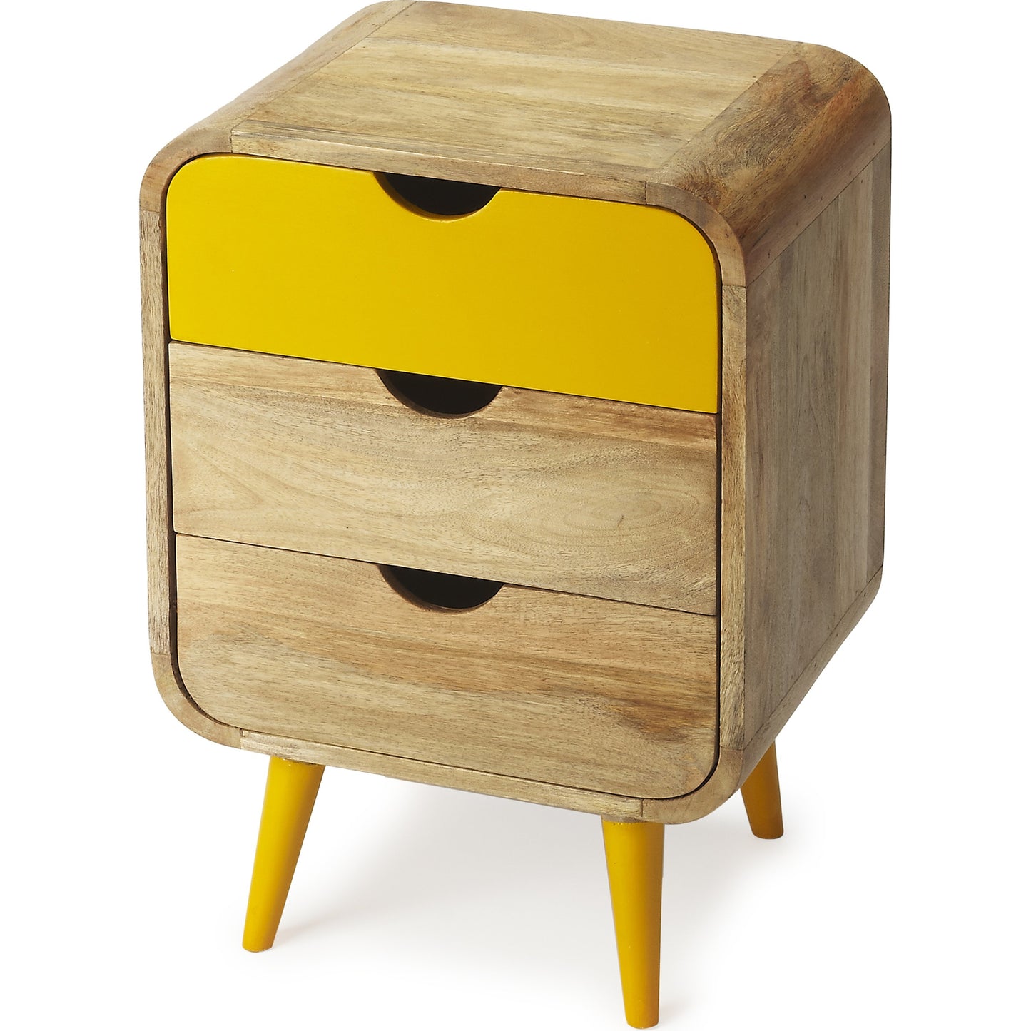 001 O-BUTLER-6086140 | Primary Silo | Danville Modern Chairside Chest by Butler Specialty Company in multi-color and butler loft. Made from mango wood solids, mdf in a modern style.