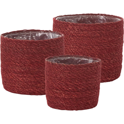 Inkberry Basket Set by Accent Decor. Made from natural fibers in a unique style.