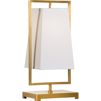 Belle Meade Lamp by Wildwood in antique brass. Made from iron in a transitional style.
