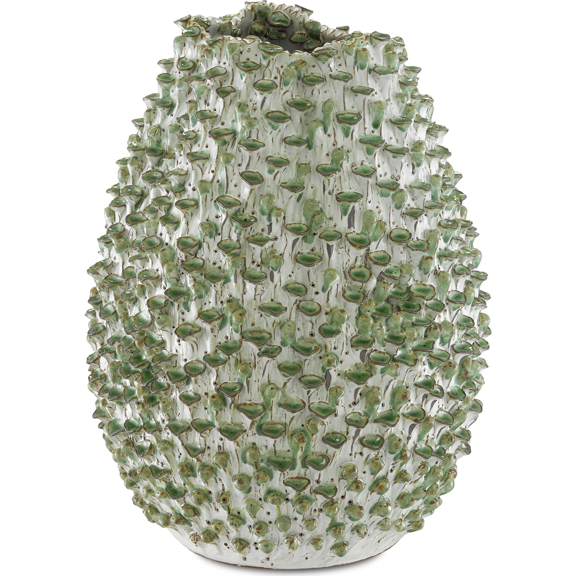 Milione Vase by Currey and Company. Made from ceramic in a coastal style.