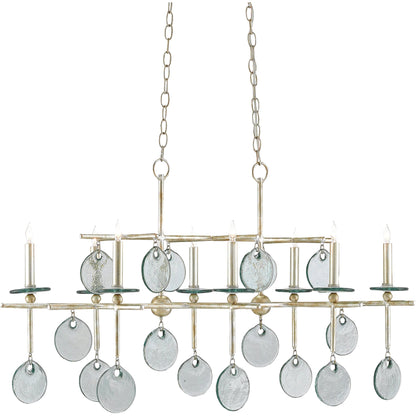 Sethos Rectangular Chandelier by Currey and Company. Made from unique in a modern style.