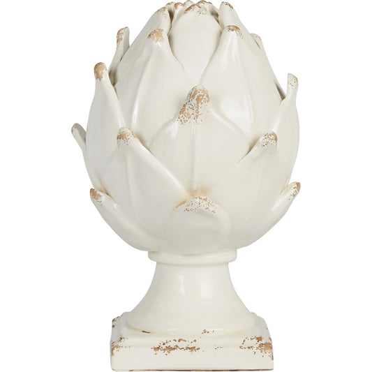Artichoke Object by Bradburn Home in ivory. Made from ceramic in a cottage & farmhouse style.
