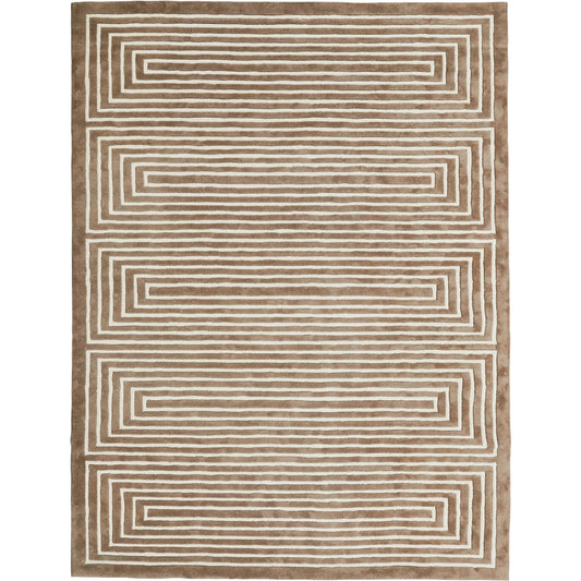 Latitudes High Contrast Rug by Global Views in natural. Made from wool in a unique style.