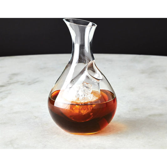 Chilling Decanter by Global Views. Made from glass in a transitional style.
