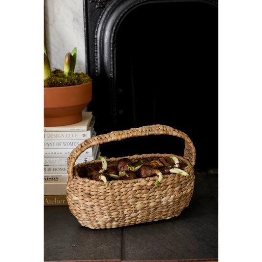 Brisk Basket by Accent Decor in natural. Made from wood in a unique style.