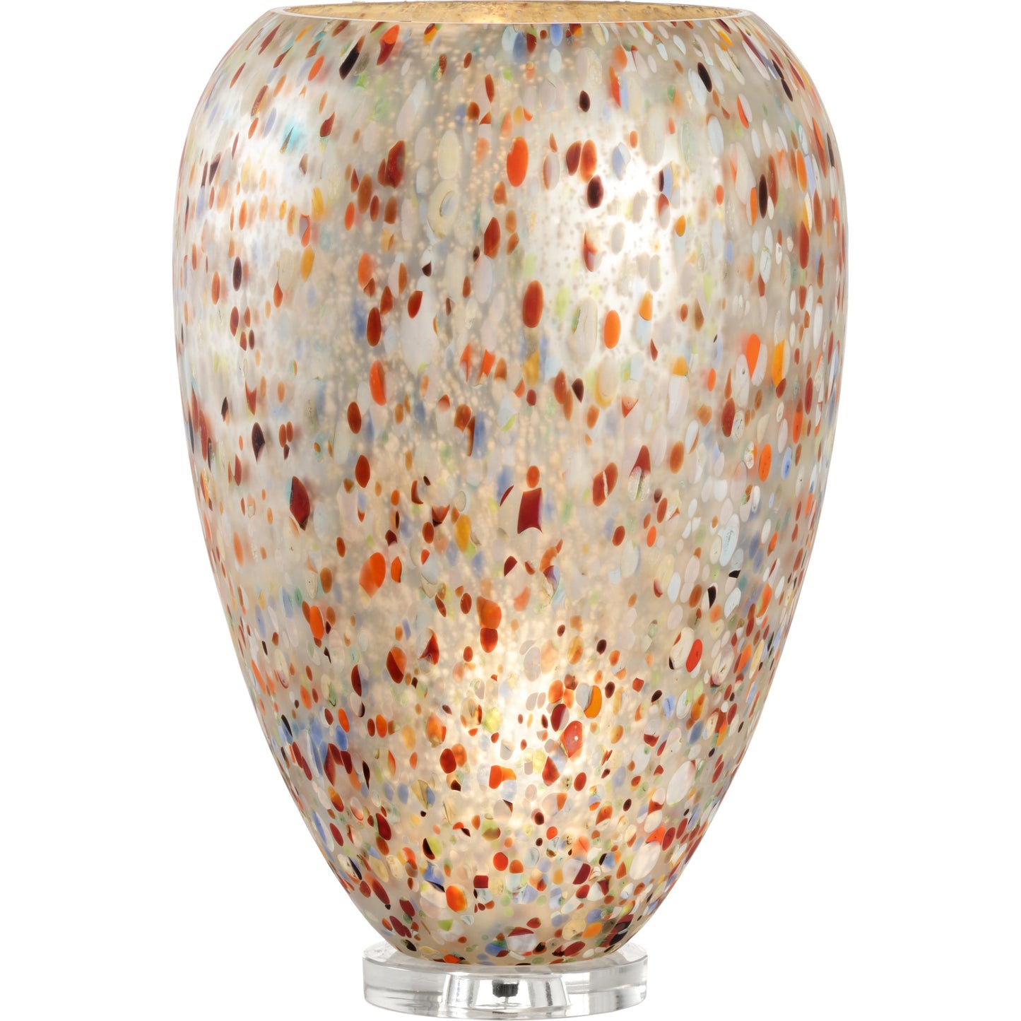 001 SR-782671 | Primary Silo | Auntie Dot Lamp by Wildwood in multi color, clear. Made from art glass in a transitional style.