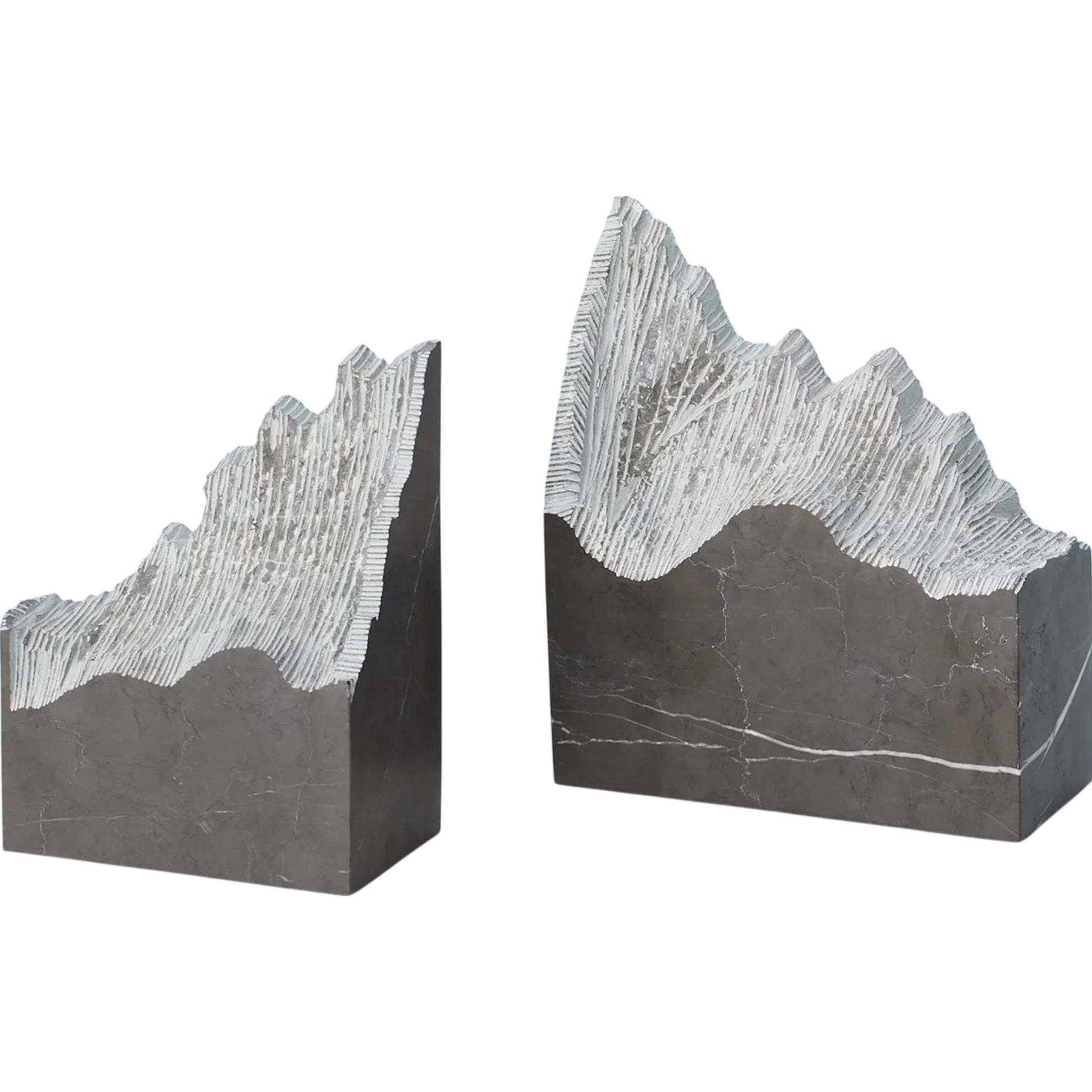 Pair Mountain Summit Bookends by Global Views. Made from unique in a modern style.