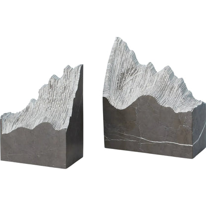 Pair Mountain Summit Bookends by Global Views. Made from unique in a modern style.