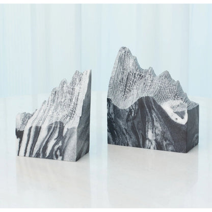 Pair Mountain Summit Bookends by Global Views. Made from unique in a modern style.