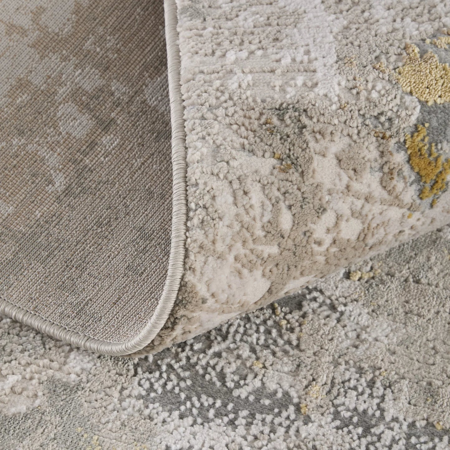 048 SI-1752748,SI-1752749,SI-1752750,SI-1752752,SI-1830039 | Closeup | Prasad Rug - 3970F by Feizy. Made from polypropylene, polyester in a unique style.