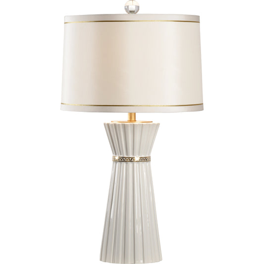 Gold Faithful Lamp by Wildwood in white, gold. Made from unique in a modern style.