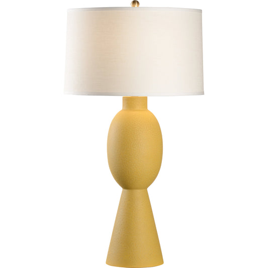 Lisbon Lamp by Wildwood in yellow. Made from unique in a modern style.