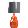Soft Orange Glaze, Gray