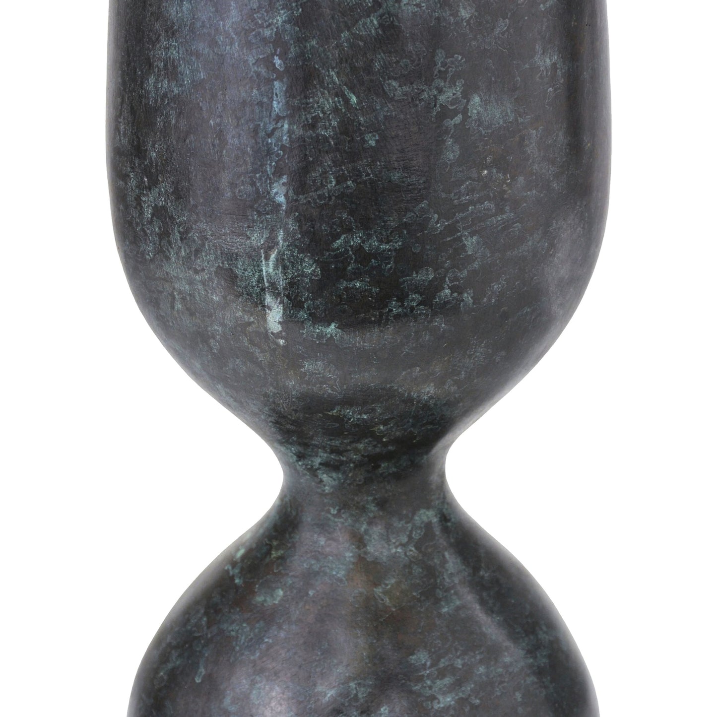009 SI-2133993 | Closeup | Luganzo Bronze Vase by Currey and Company in jade green, gold. Made from bronze in a modern style.