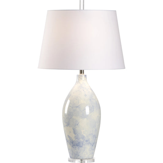 Boccale Blue Lamp by Wildwood in blue, white. Made from unique in a modern style.