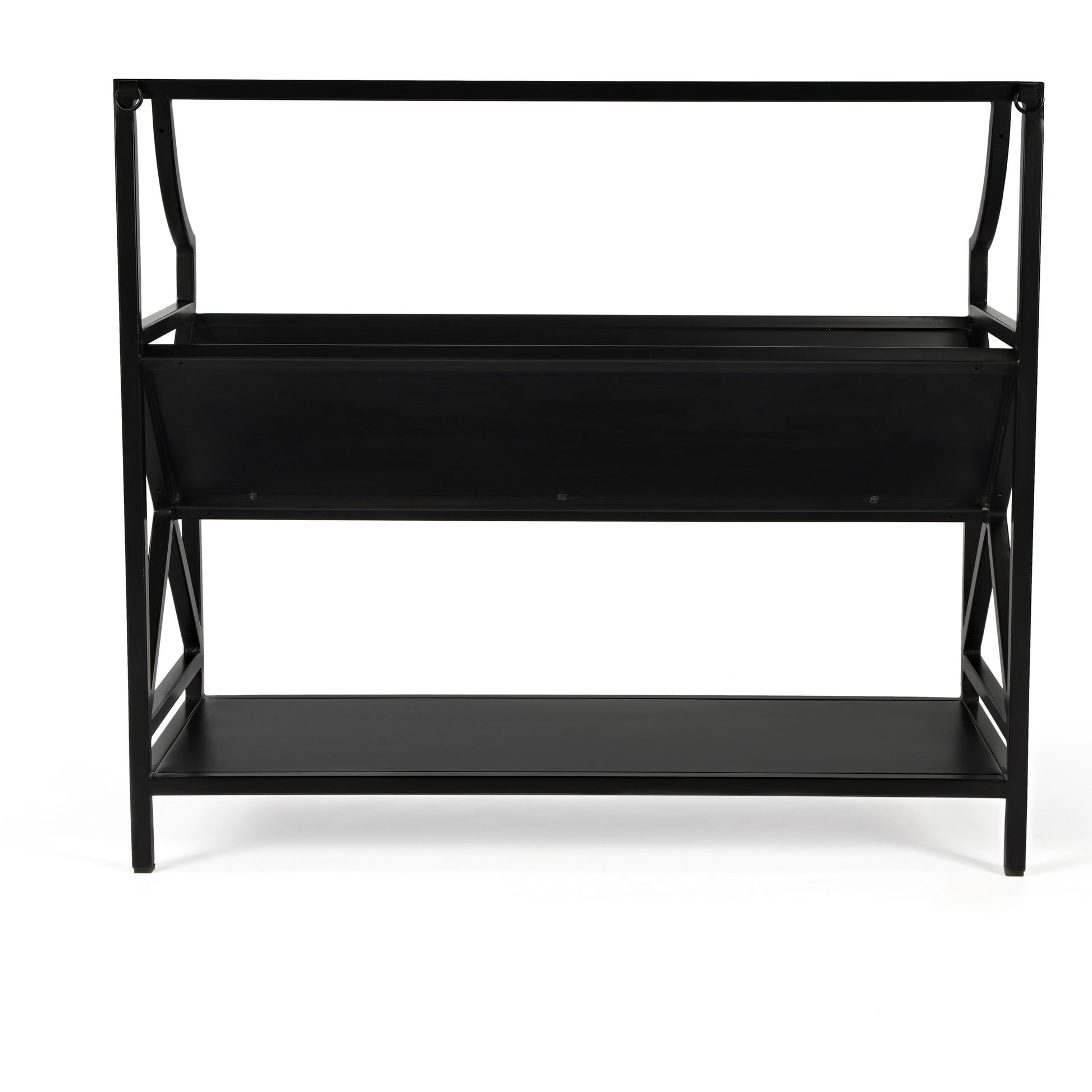 Keats Librarie Bookcase by Butler Specialty Company. Made from iron in a modern style.
