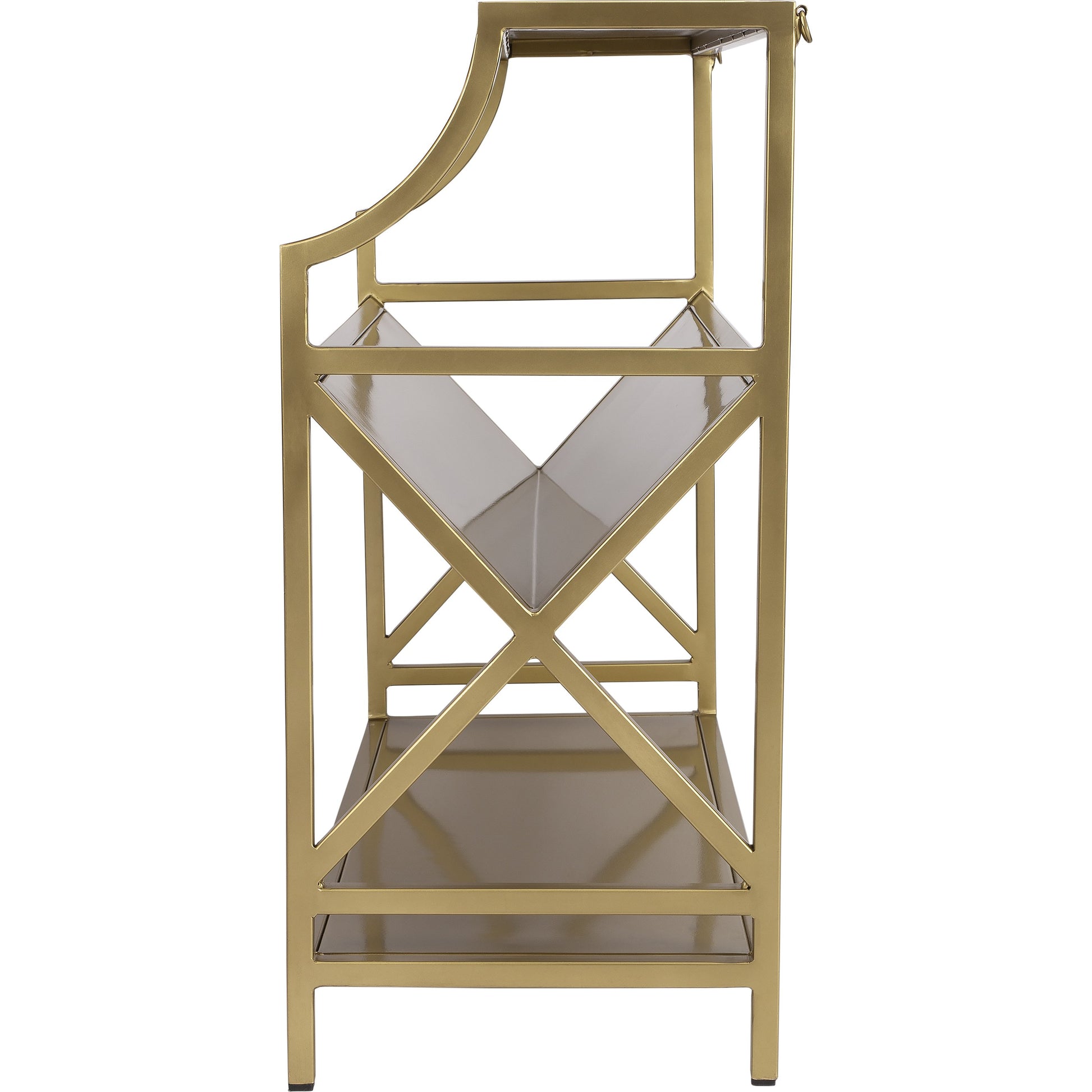 Keats Librarie Bookcase by Butler Specialty Company. Made from iron in a modern style.
