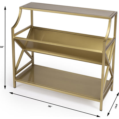 Keats Librarie Bookcase by Butler Specialty Company. Made from iron in a modern style.