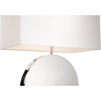 Aston Lamp by Wildwood in polished nickel. Made from unique in a modern style.