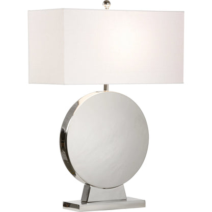 Aston Lamp by Wildwood in polished nickel. Made from unique in a modern style.