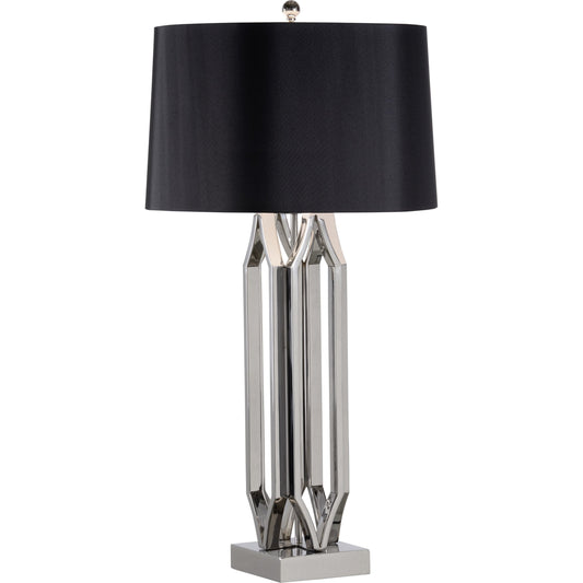 Take the Silver Lamp by Wildwood in silver. Made from unique in a modern style.
