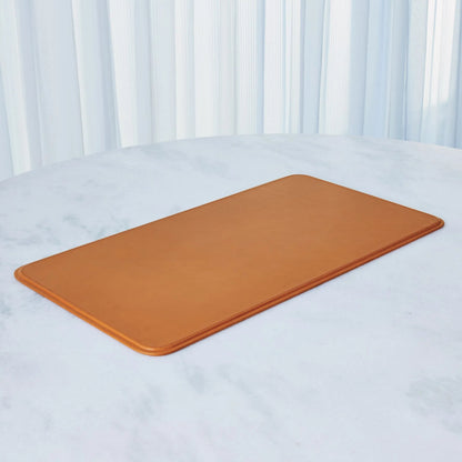 Radius Edge Leather Desk Blotter by Global Views. Made from unique in a transitional style.
