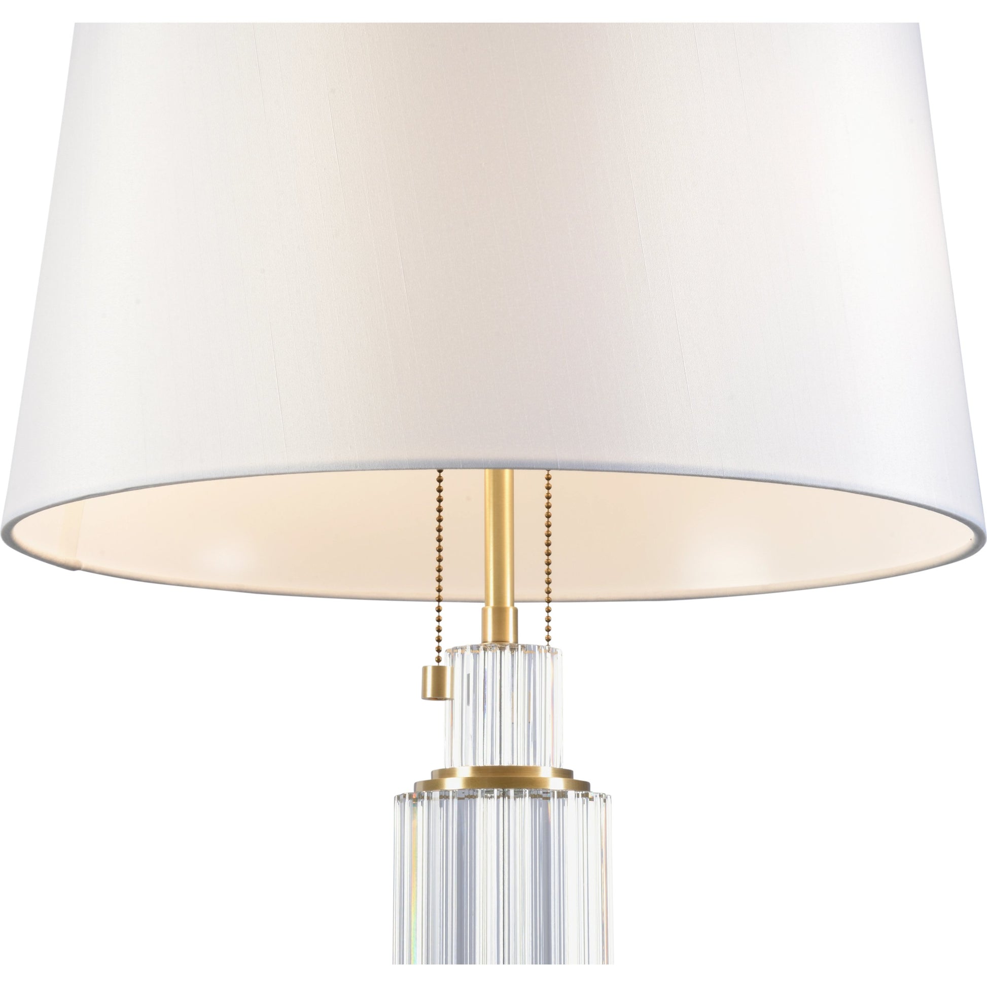 Catania Lamp by Wildwood in clear, antique brass. Made from unique in a modern style.