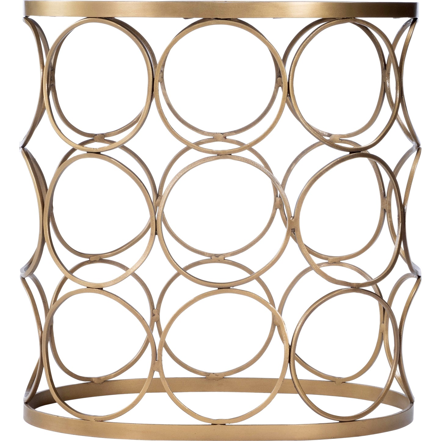 007 O-BUTLER-6123025 | Additional Silo | Talulah Oval Marble Accent Table by Butler Specialty Company in gold and metalworks. Made from iron, white marble in a modern style.