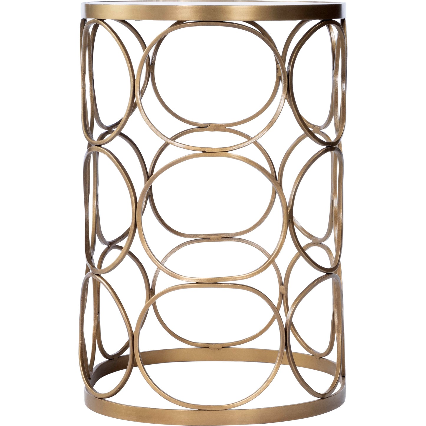 002 O-BUTLER-6123025 | Additional Silo | Talulah Oval Marble Accent Table by Butler Specialty Company in gold and metalworks. Made from iron, white marble in a modern style.