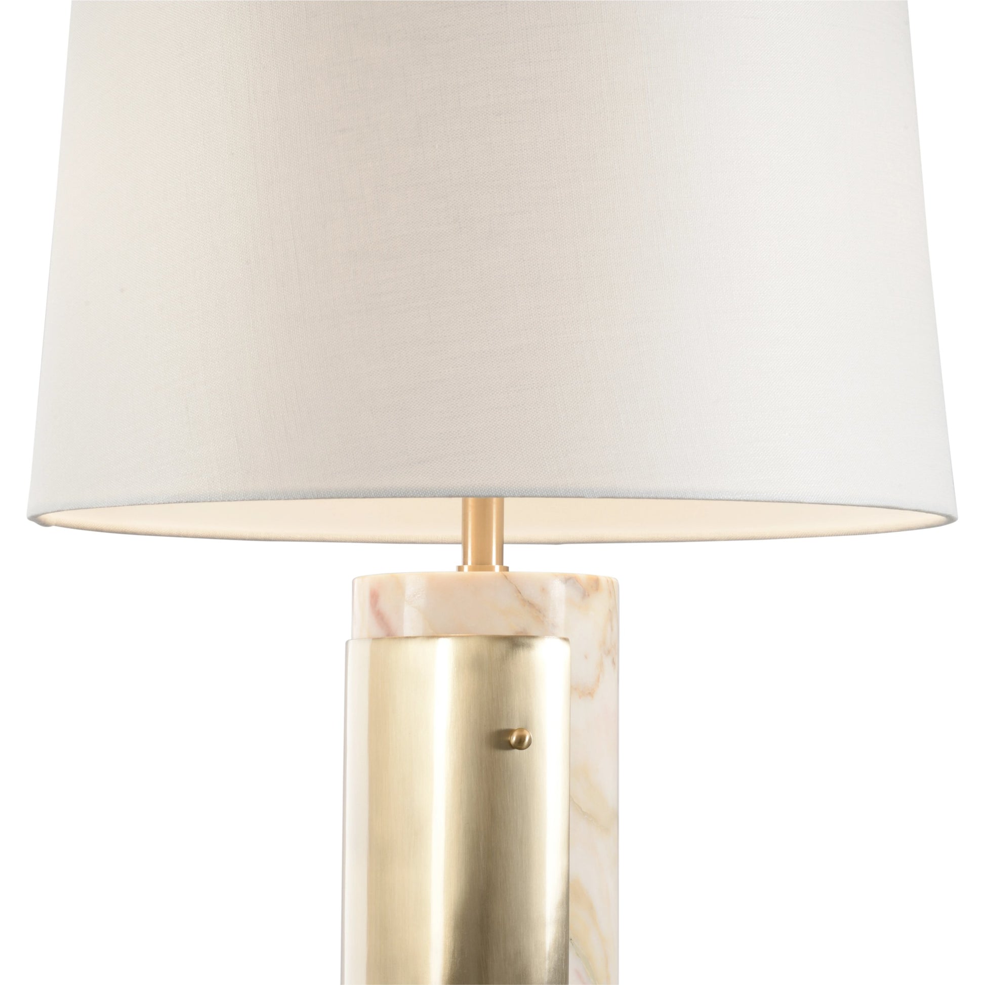 Matera Lamp by Wildwood in natural calacatta gold, coffee bronze. Made from unique in a modern style.