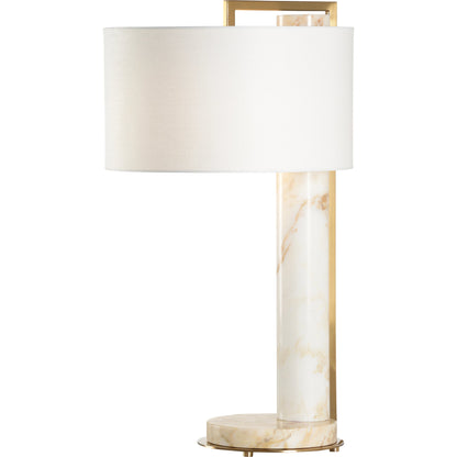 Rimini Lamp by Wildwood in natural calacatta gold, coffee bronze. Made from unique in a modern style.