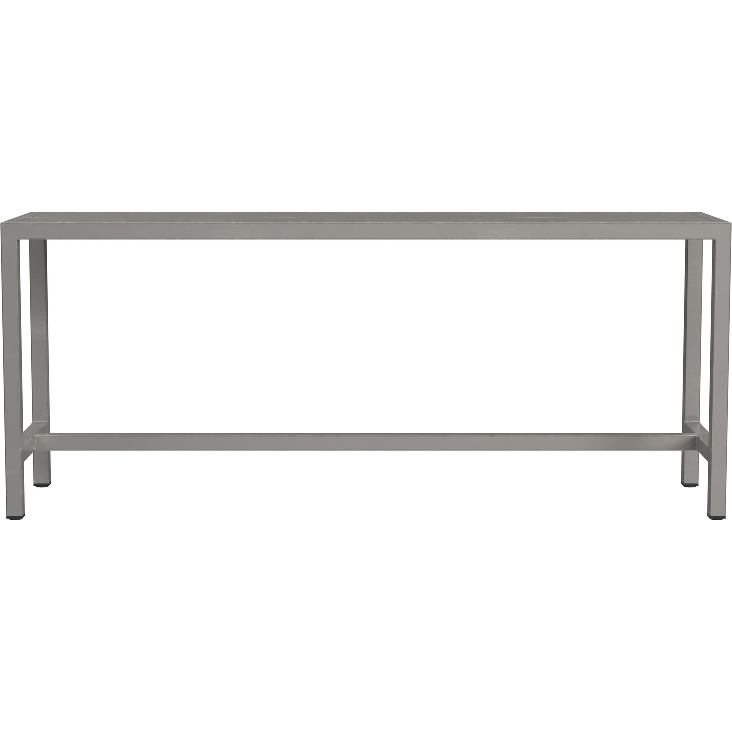 002 O-BUTLER-6125025 | Additional Silo | Tribeca Iron Bench by Butler Specialty Company in silver and metalworks. Made from iron in a modern style.