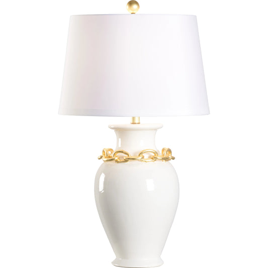 Oro Lamp by Wildwood in white, gold. Made from unique in a modern style.
